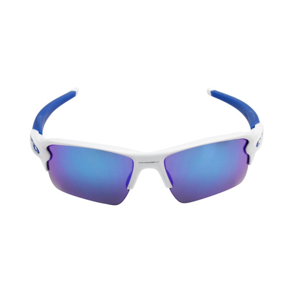 oakley blue and white sunglasses