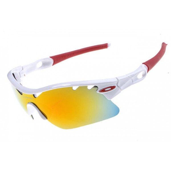 replica Oakley Radarlock Pitch sunglasses white frame iridium sale